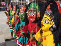 Typicke Kathmandske loutky Typicke Kathmandske loutky
