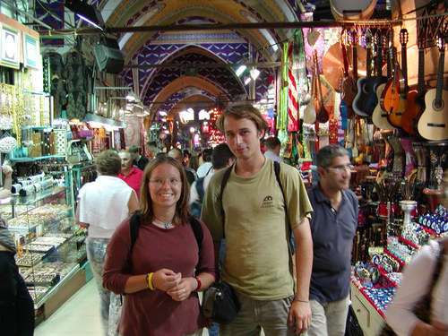 Na Velkém bazaru v Istanbulu